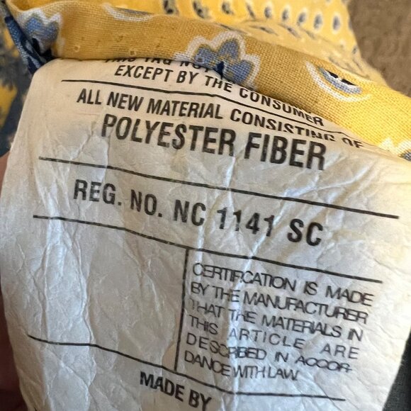 Laura Ashley Yellow & Blue Floral Cottage Comforter & Pillow Case Set Queen Full - Picture 7 of 8